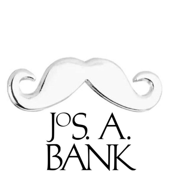 Gentleman's Mustache Lapel Jos A Bank - Picture 1 of 3